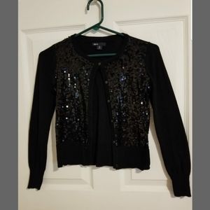 Black sequin sweater